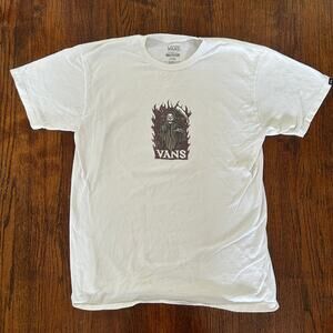 Vans Out of Reach SS T-Shirt Grim Reaper Sz. Medium